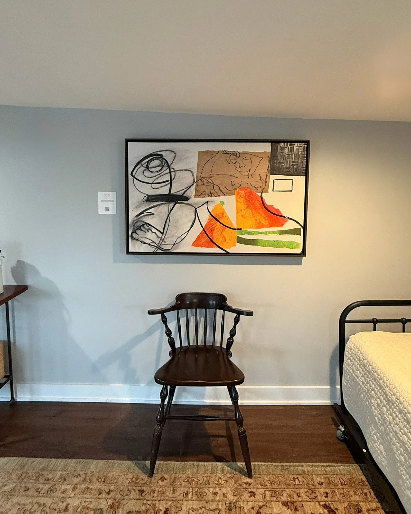 Installation view of "Seated Figure"—available