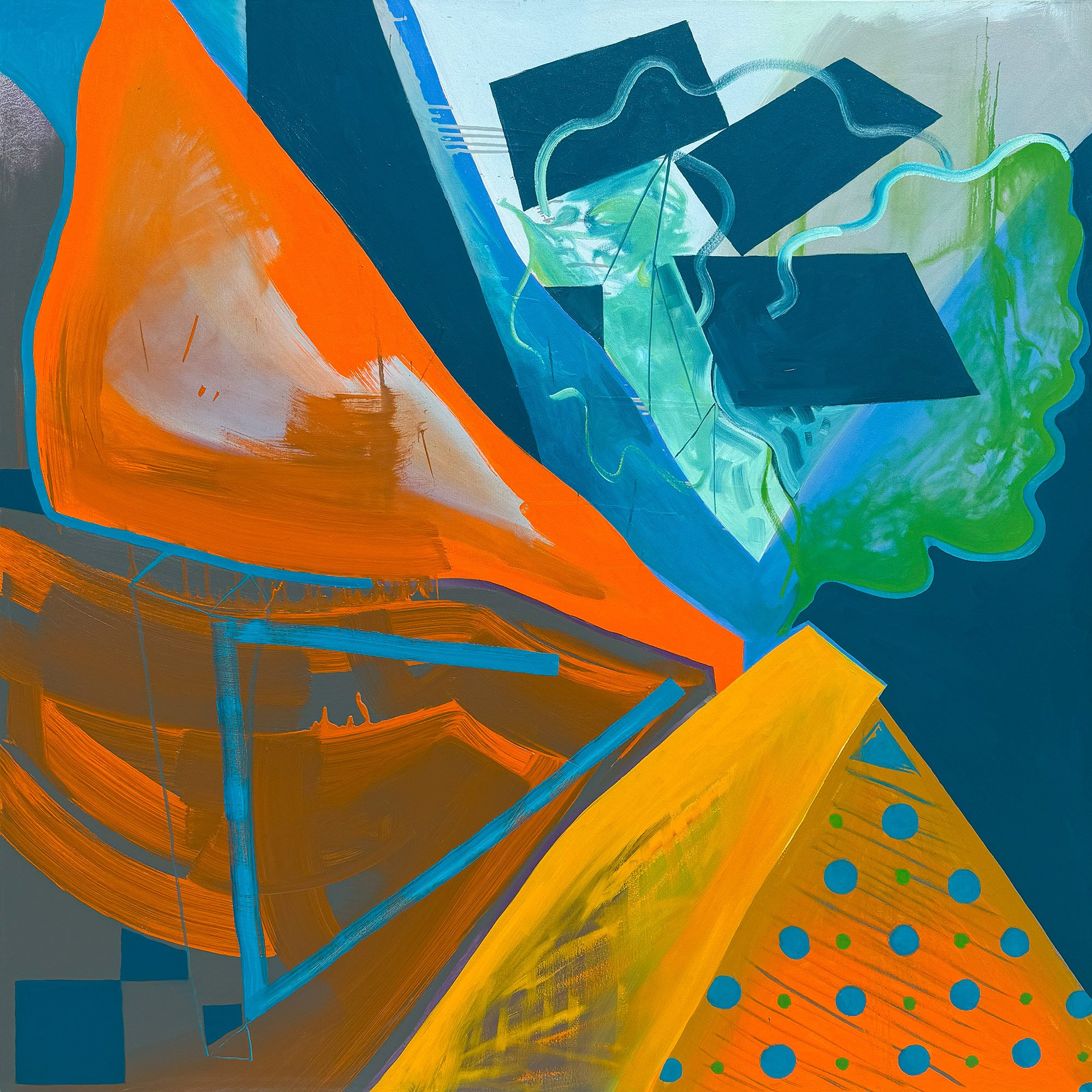 Space and Time—58x58"