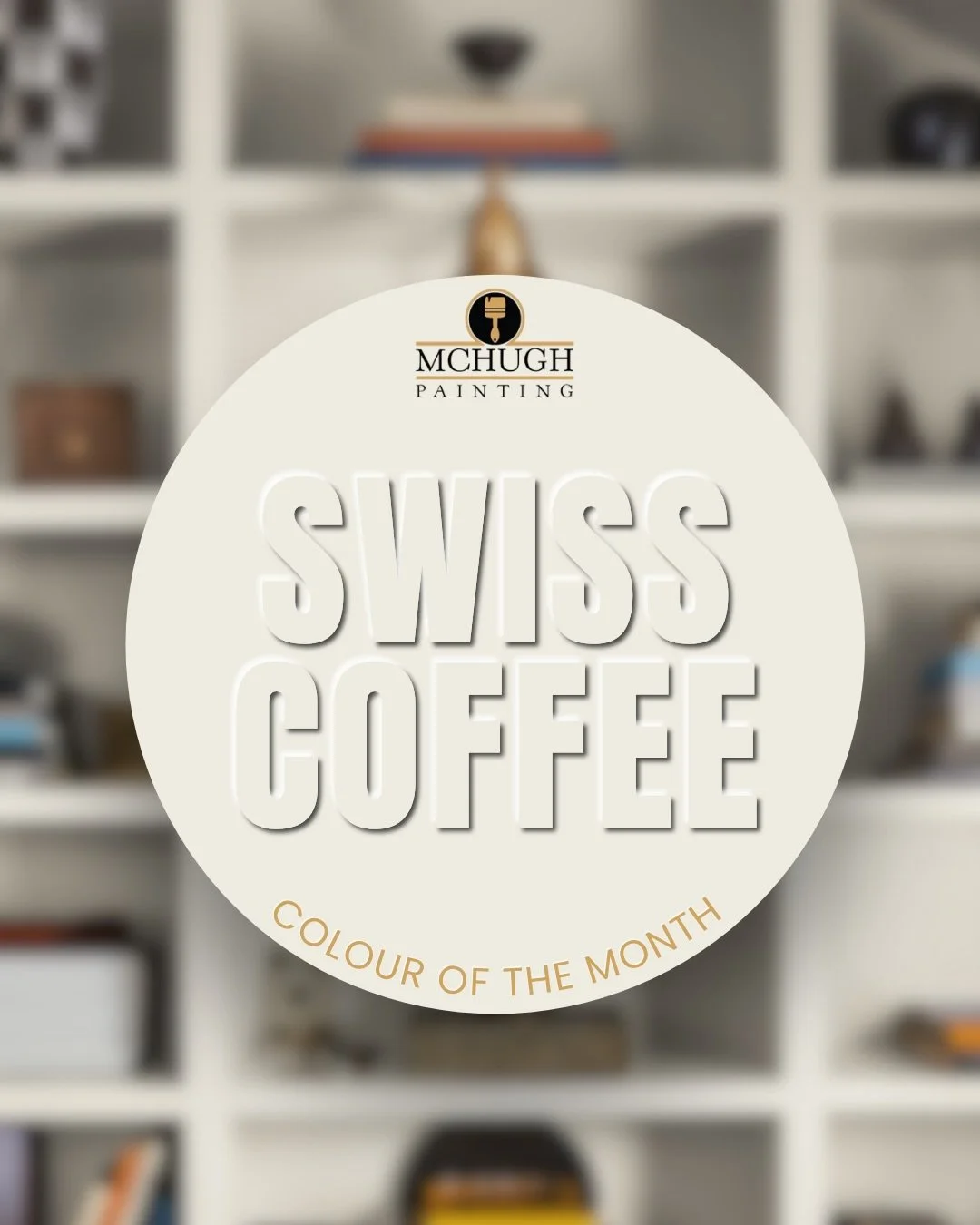 Colour of the Month: May is Swiss Coffee ☕️
Effortless. Refined. Timeless.

Swiss Coffee by Benjamin Moore is a soft, warm white that brings light into a space without feeling stark or cold. It&rsquo;s the kind of colour that doesn&rsquo;t compete; i