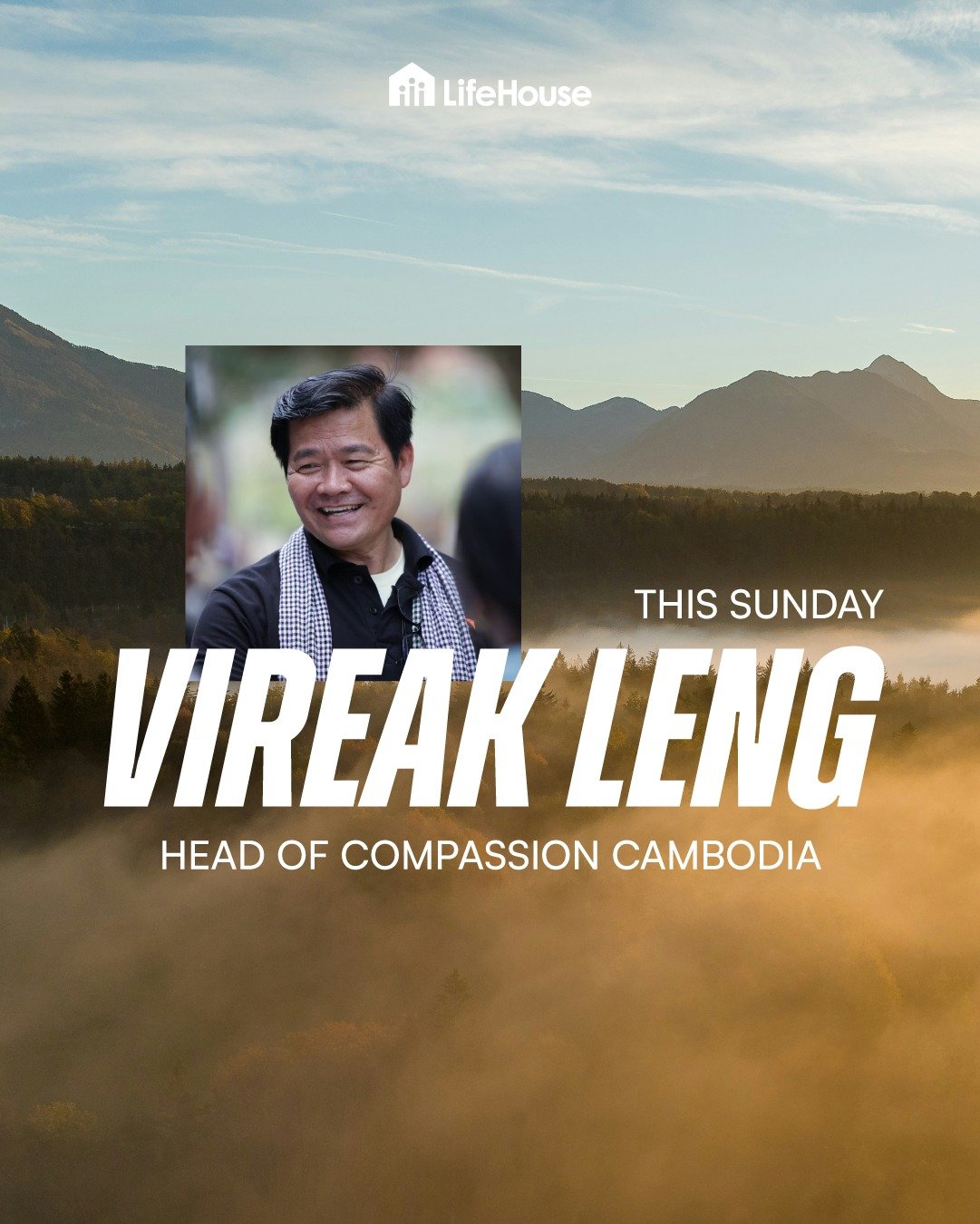 This Sunday we have Vireak Leng from Compassion Cambodia joining us!