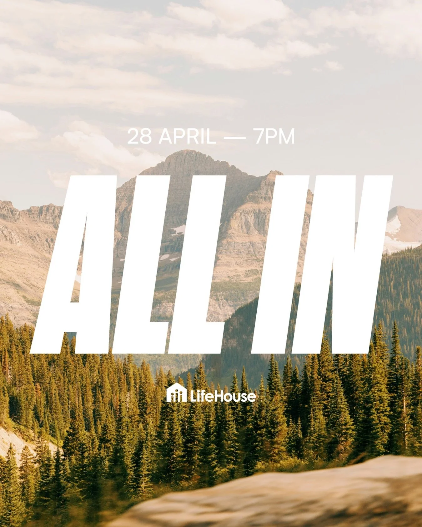 Join us for All In, 7pm tomorrow night! Ps Mark is sharing his best tips on how to build genuine connections 🫶🏼
