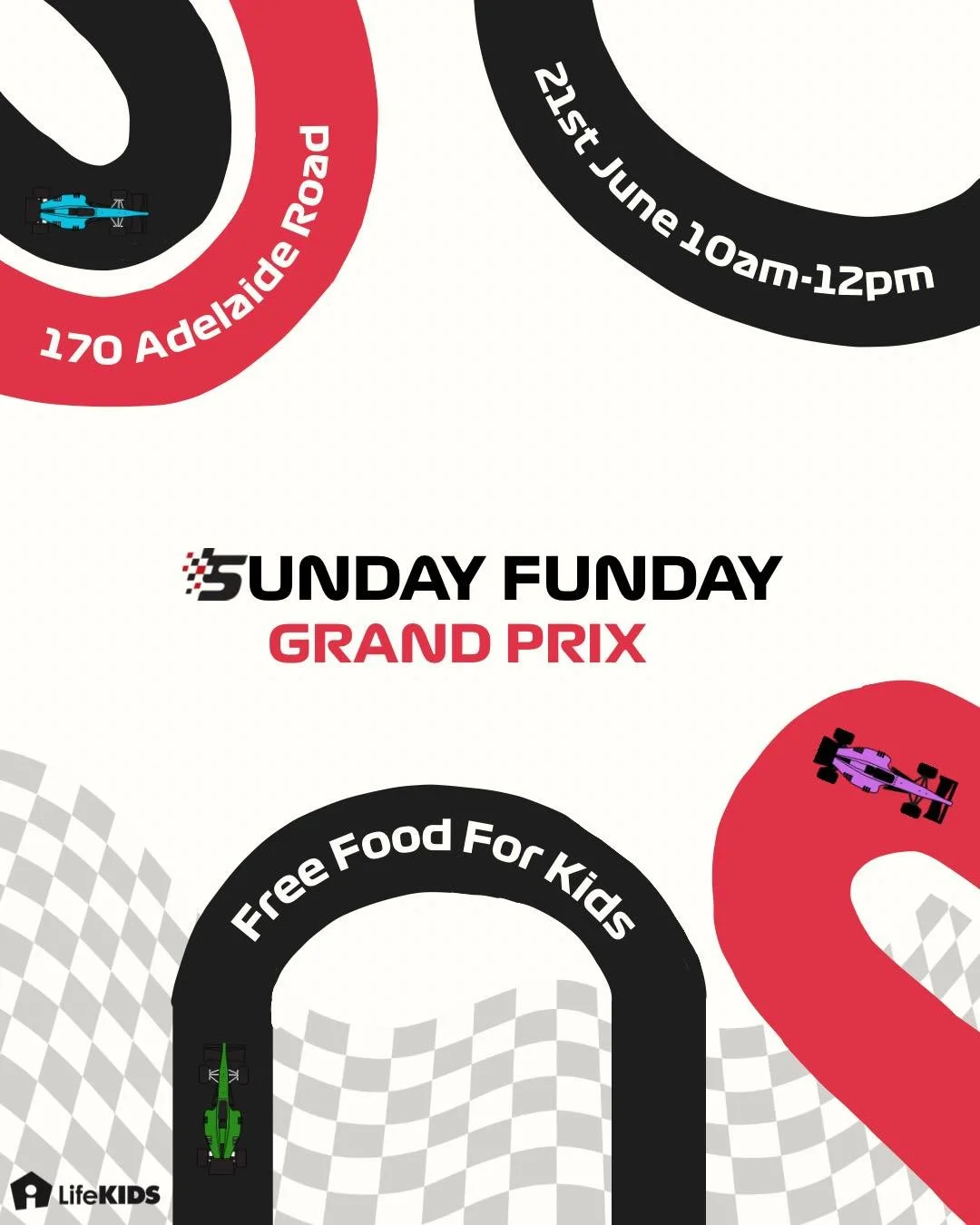 🏎️ This Sunday is Sunday Funday! 🏎️
Invite your friends and join us for a wheel-y fun time 🏁