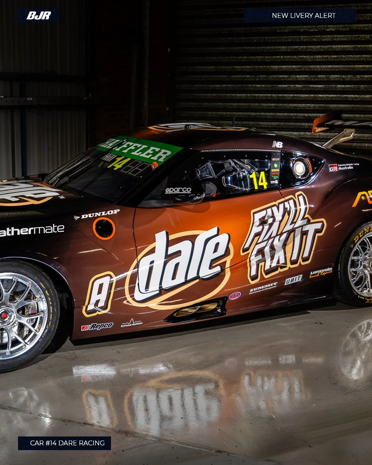 And here it is, the Dare Racing GR Supra.