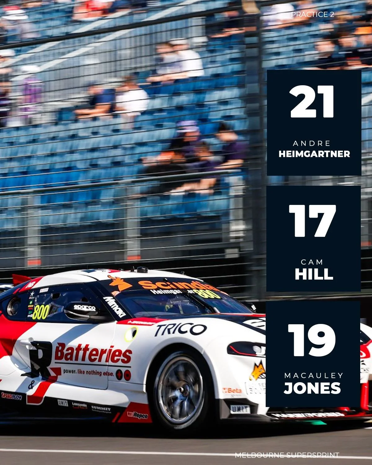 Red flag in that session meant we didn't get our last run in.