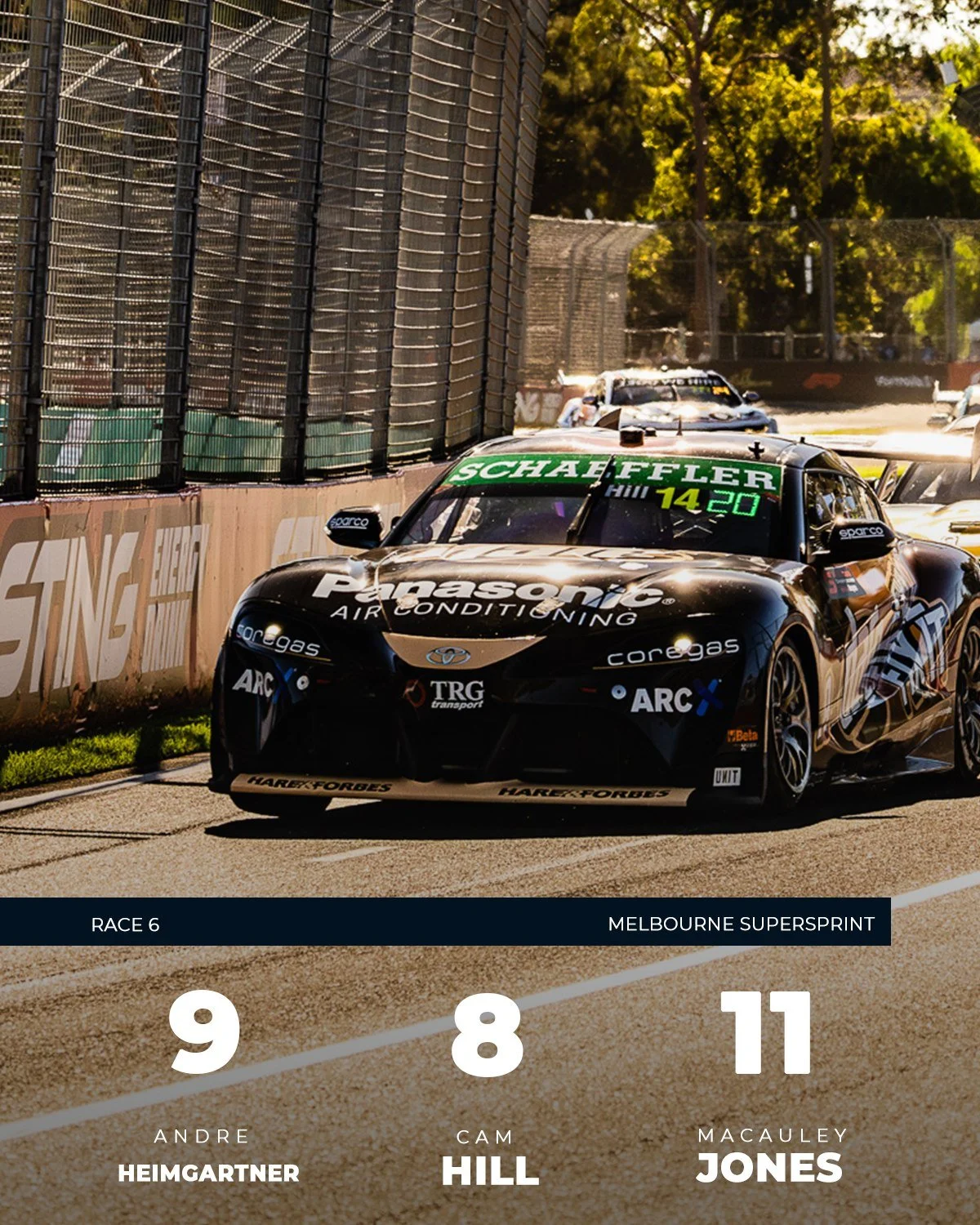 What a race.  All three of our guys did an exceptional job out there