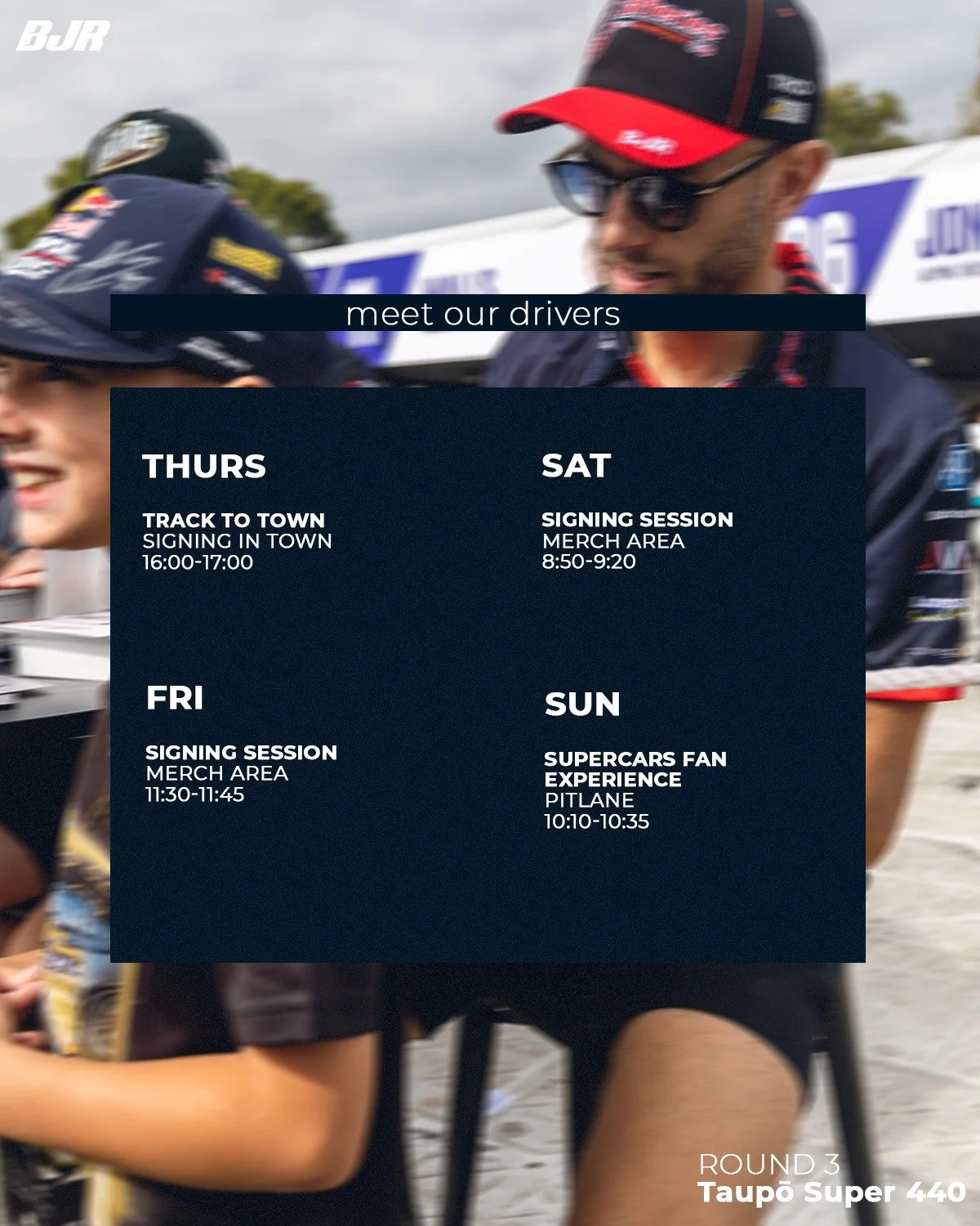 Where you can catch us this weekend.