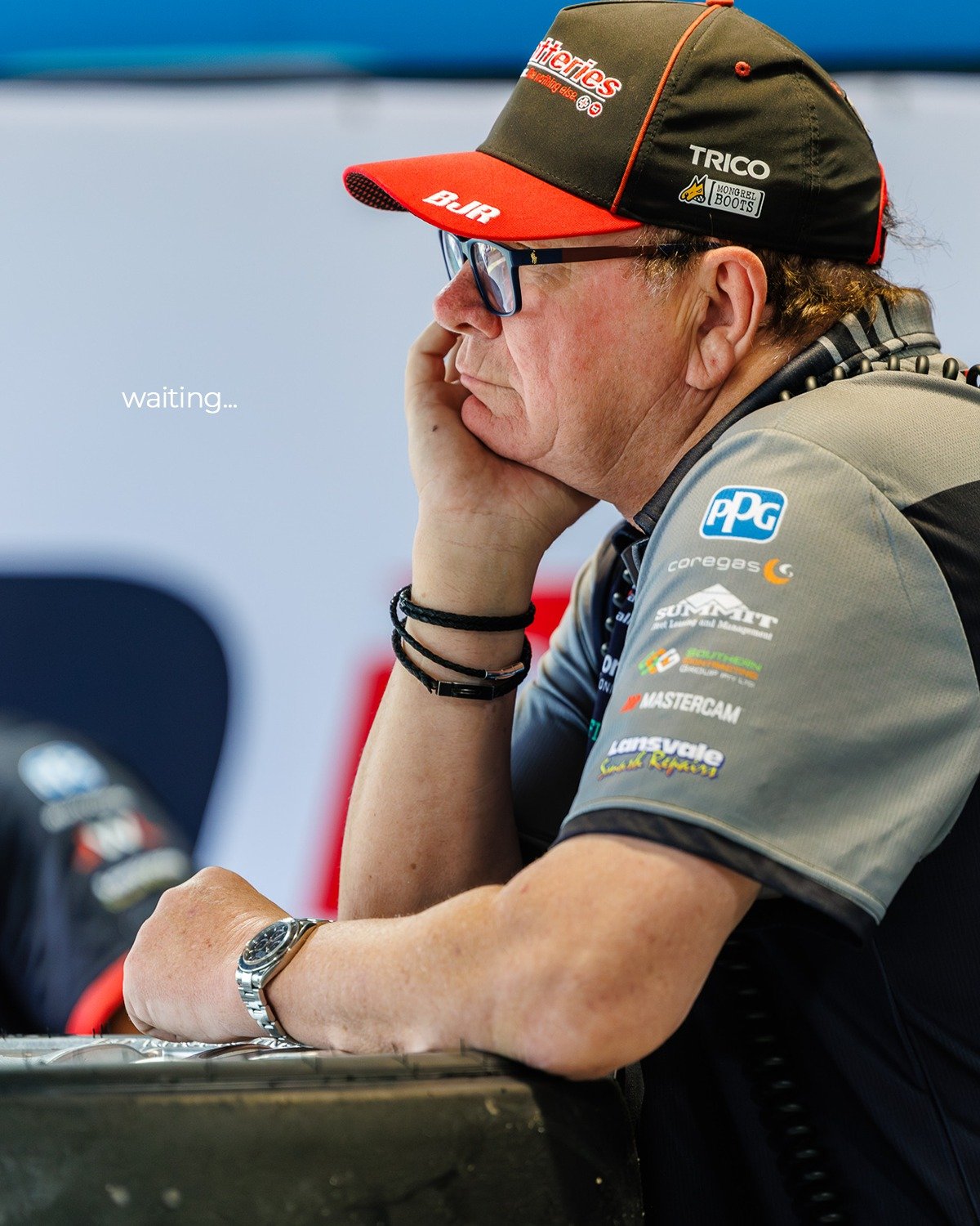 Patiently waiting to get back to a race track