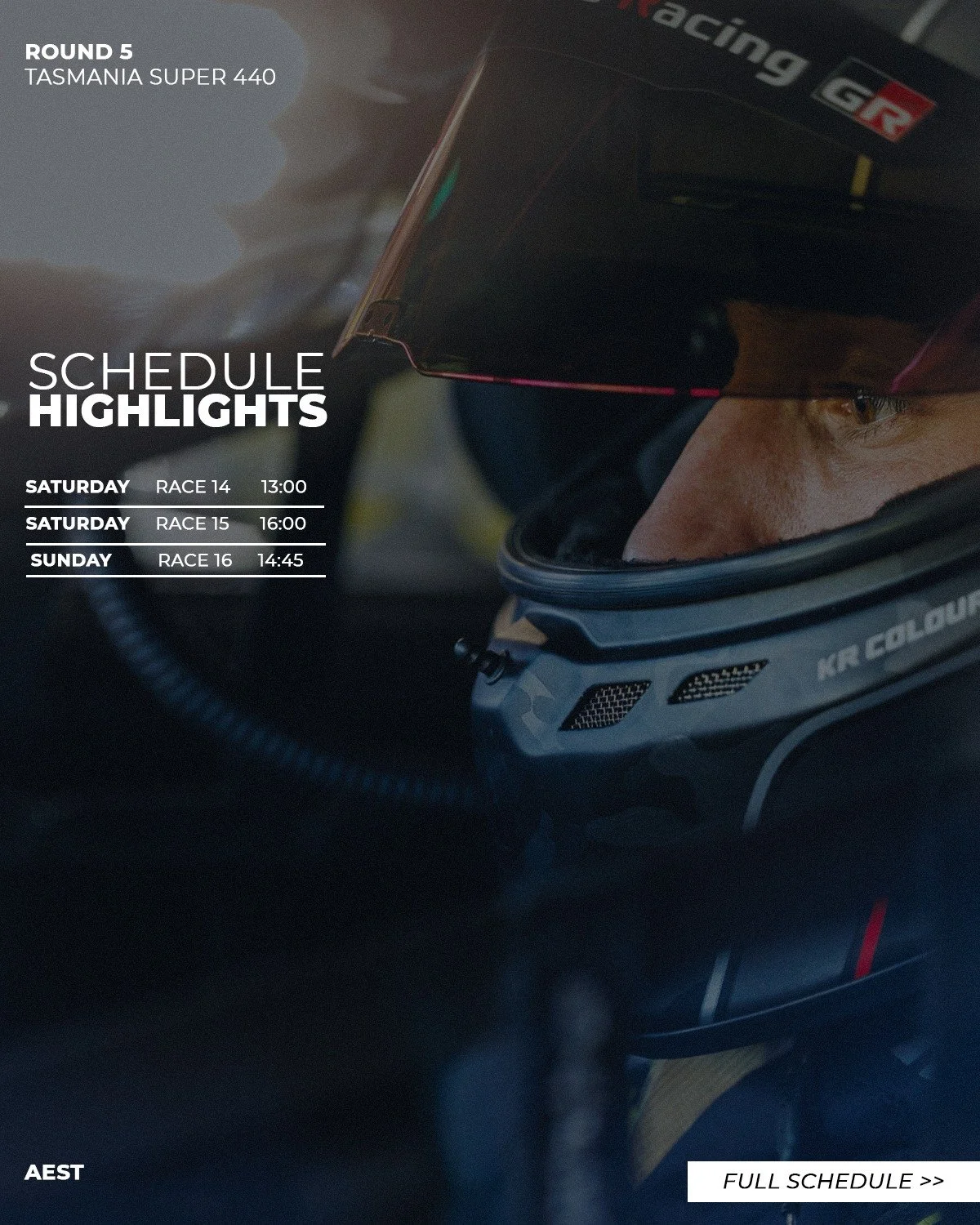 On track times.