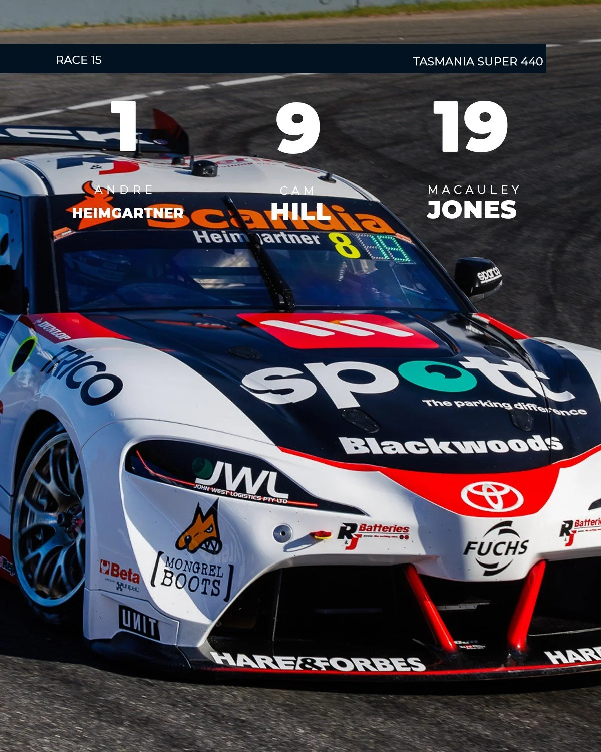 First win as a Supra team