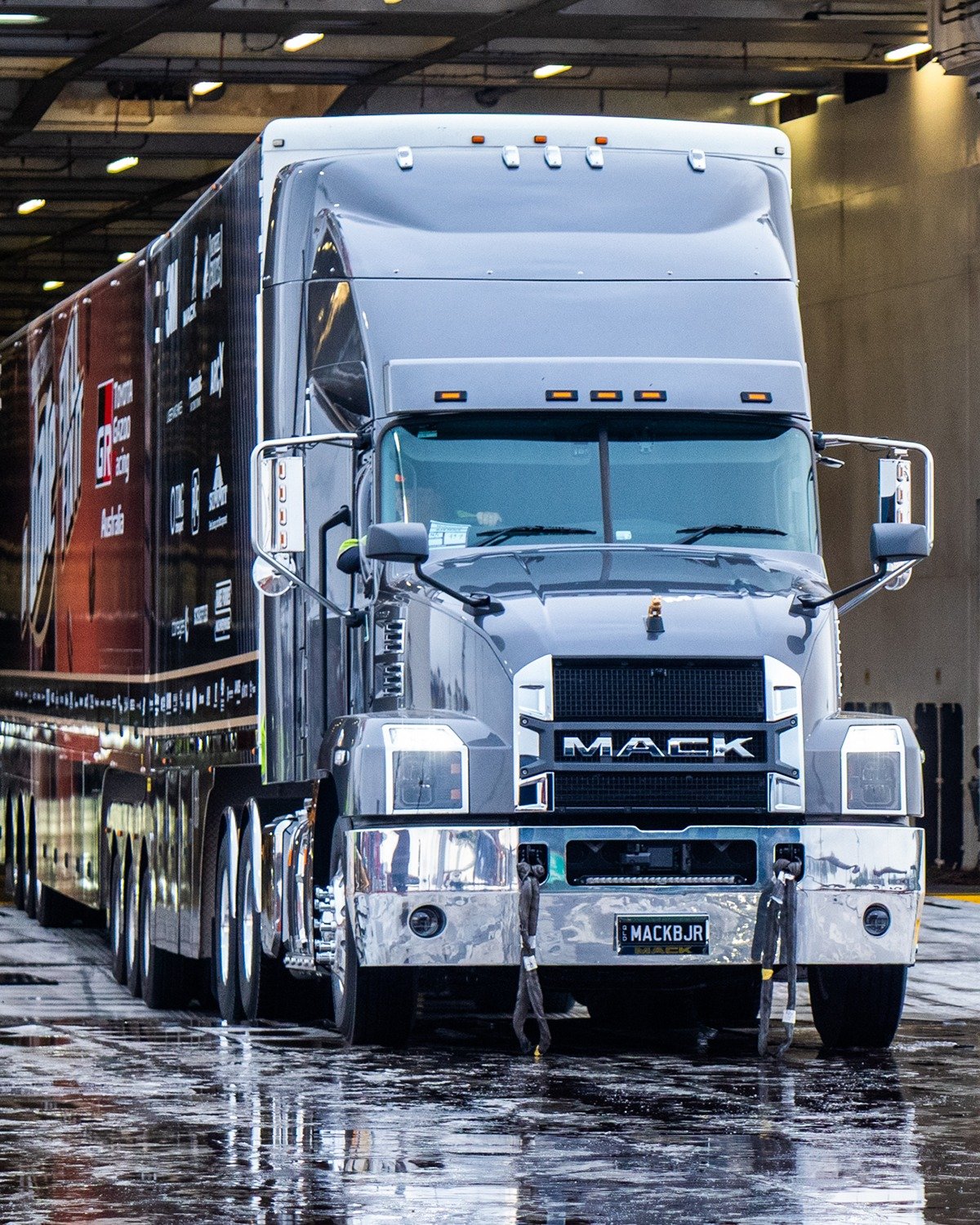 @stax_bjr  and Haydo are back on the mainland. 

@macktrucks_australia
