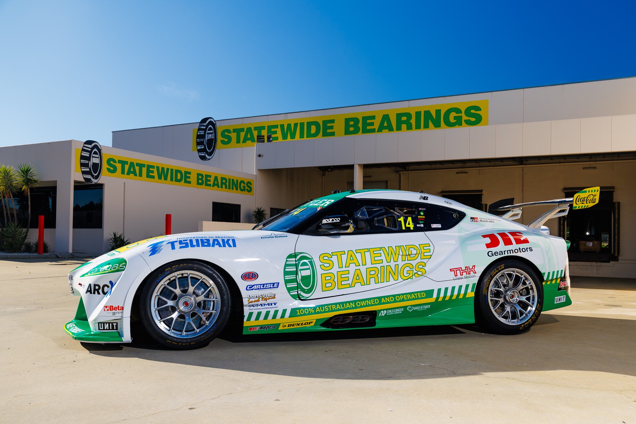 Statewide Bearings and Brad Jones Racing unite in WA to support special causes