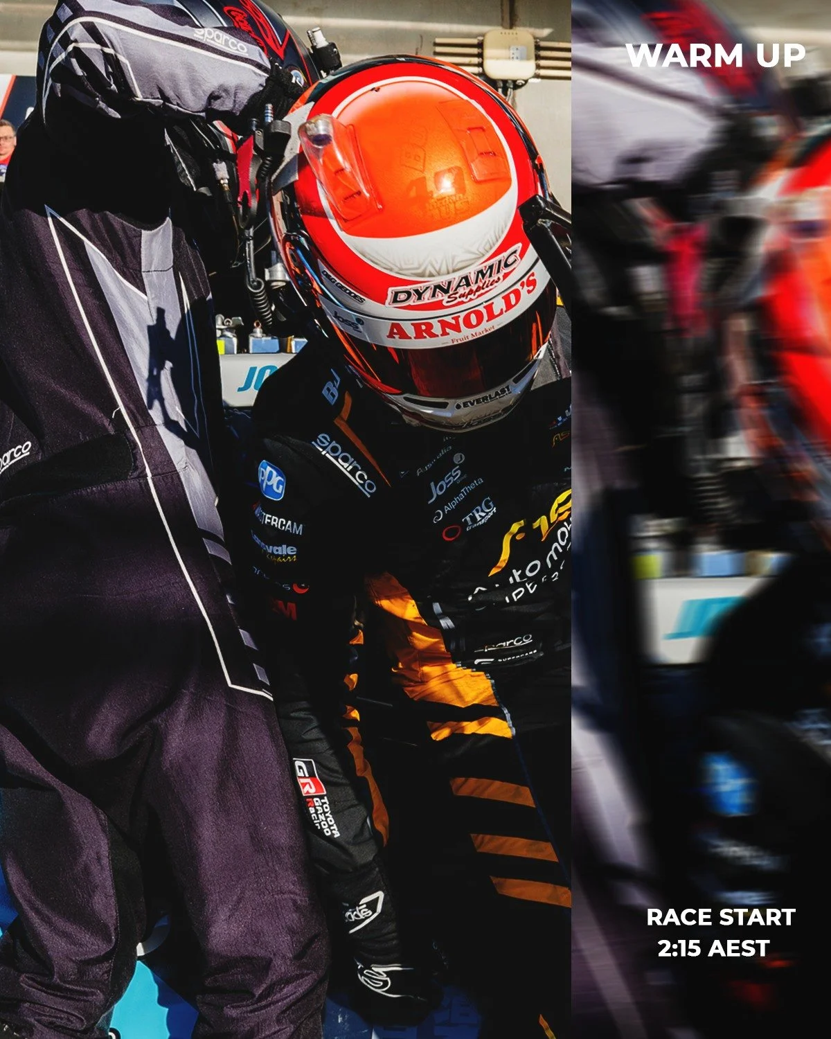 It started bucketing down in Warm Up. Will the weather stick around for the race?