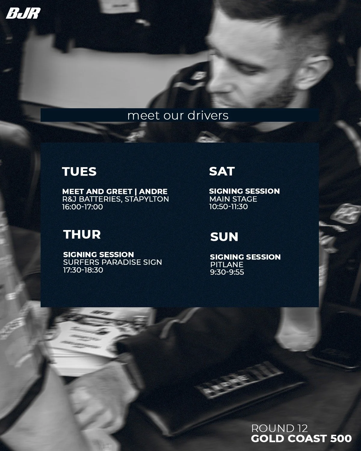 Where to find our boys this week.