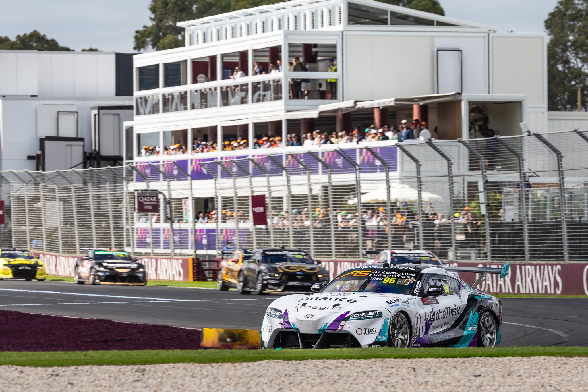 Macauley Jones scores top-ten finish in frantic Supercars Race 7 in Melbourne
