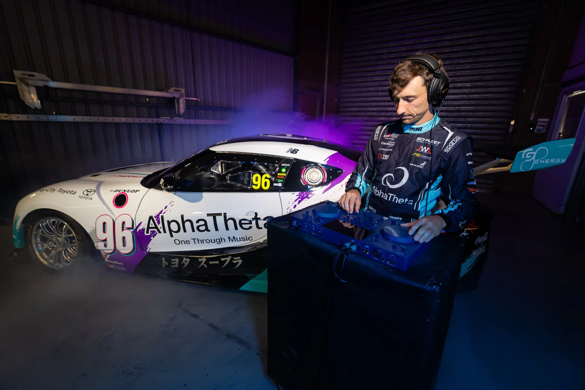 AlphaTheta brings the noise to Supercars with Jones Toyota GR Supra