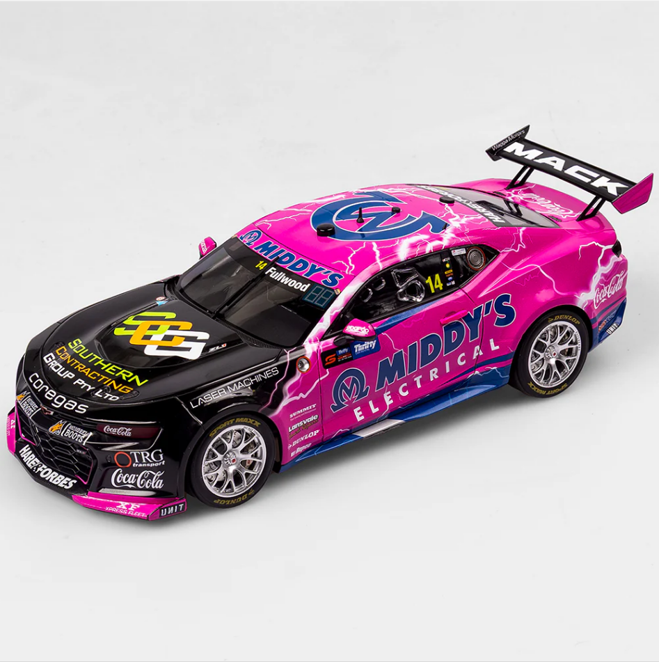 1:18 Brad Jones Racing Middy's Electrical #14 Chevrolet Camaro ZL1 - 2024 Supercars Championship Season