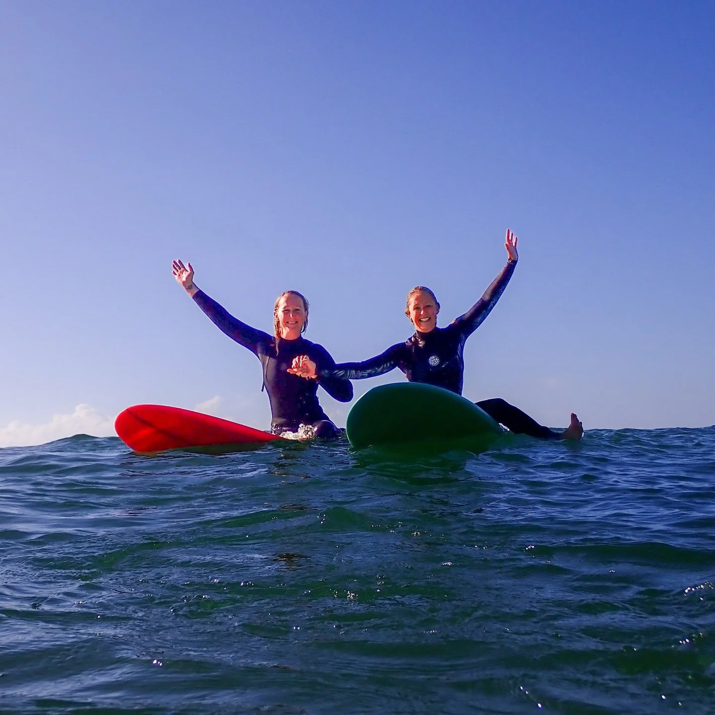 Making friends as an adult is cooked.
Everyone&rsquo;s busy, everyone&rsquo;s in their own lane&hellip;
But you chuck yourself into something fun like surfing,
You&rsquo;re all out there falling off, getting rolled, laughing&hellip;
and somehow that&