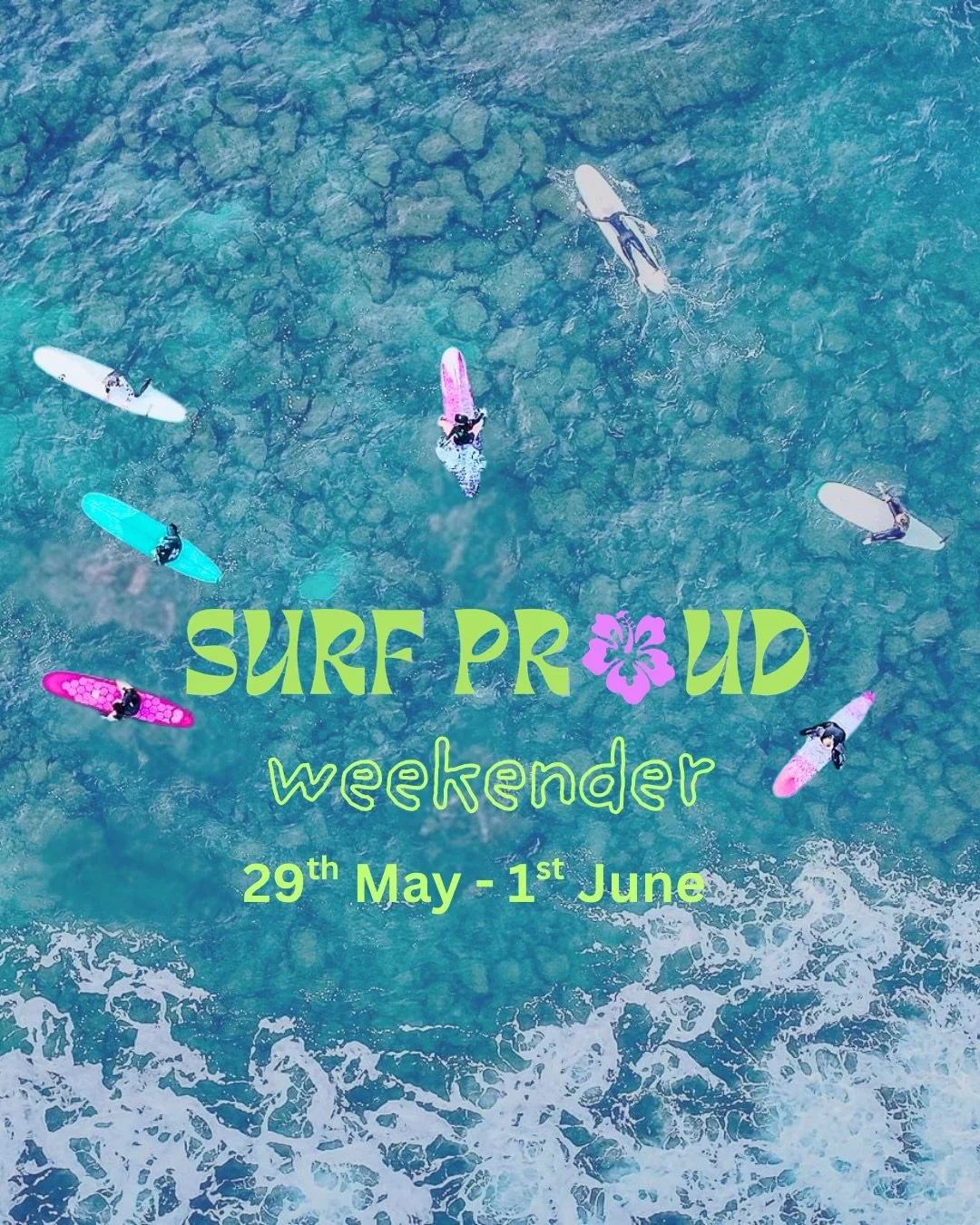SOLD OUT ****
Cancel your plans&hellip; this one&rsquo;s better 
A weekend of waves, laughs, good food &amp; even better humans.
No egos, no pressure &mdash; just real coaching &amp; a bloody good time.

Surf Proud Weekender is here 🌊
Spots are limi