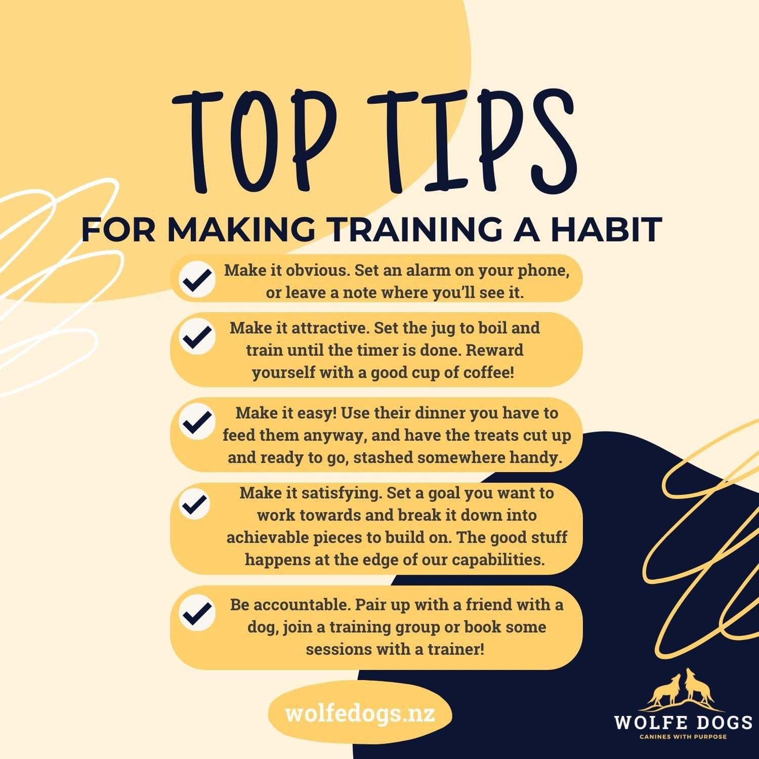 Making Training a Habit