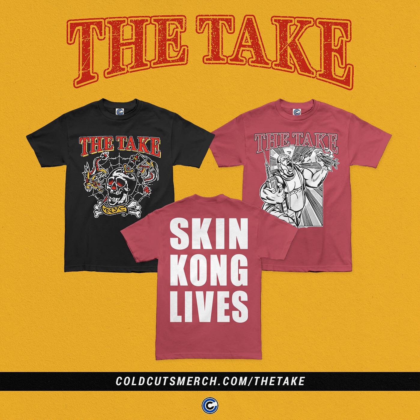 Need a last minute gift idea?  New designs are up at coldcutsmerch.com/thetake .  Get some!!

#thetakenyc #thetake #coldcutsmerch #supportundergroundartist #oi #nyhc #punkrock #nycoi #oicore #skinheads #punksandskins
