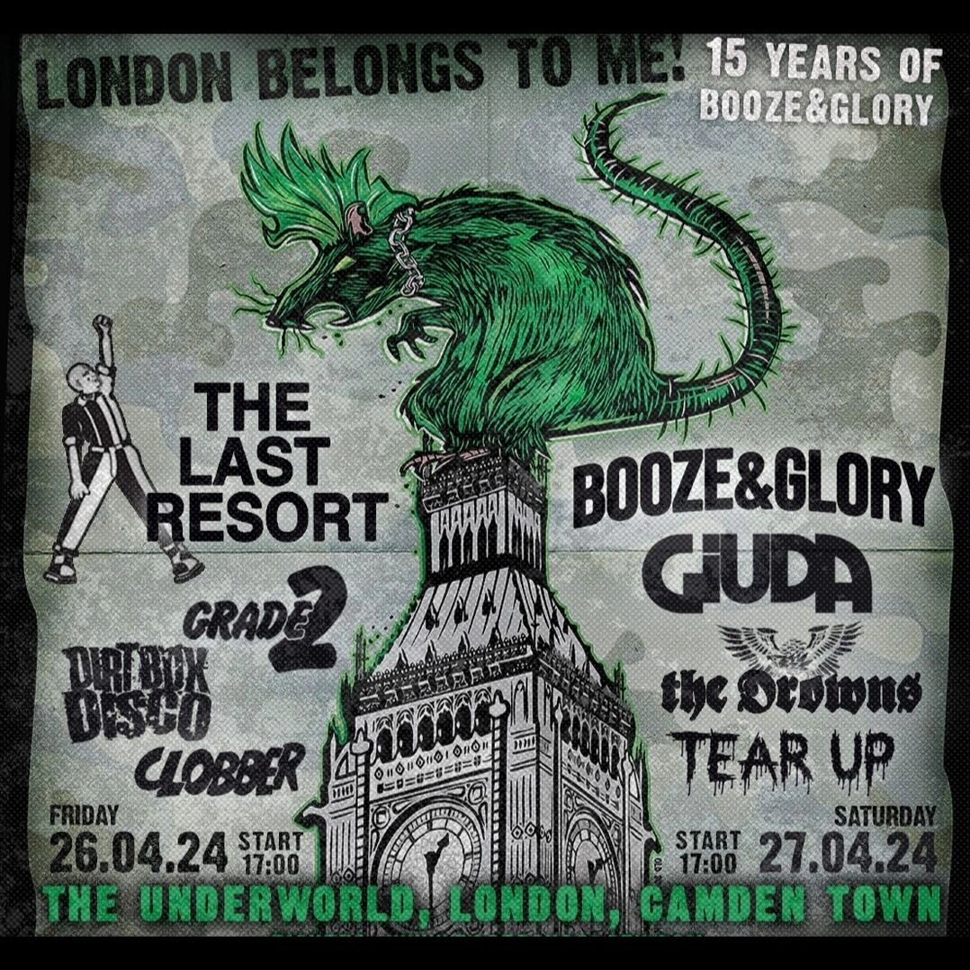 We're so excited for @scottyroberts69! He was asked to fill in on guitar for one of our favorite Oi bands of all time, @thelastresortuk 
Make sure you check them out on this tour. The rest of The Take may fly over to see a few shows. See you there.

