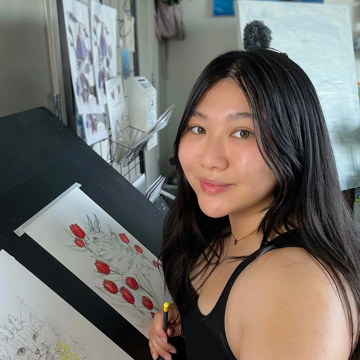 Little office selfie

#artist #freelanceartist #contentcreator #art  #artcommissions #cartoon #illustration  #digitalart #artsythi #multimediaart #mixedmedia