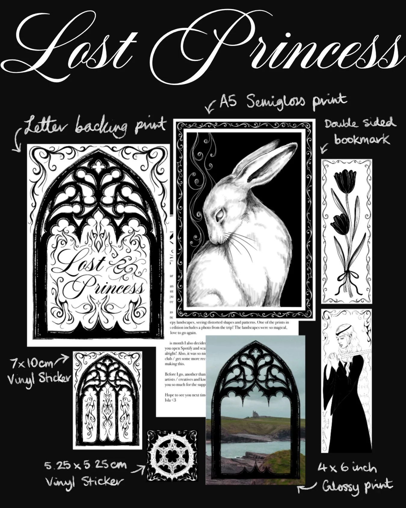 This months edition of the Mail Club!! The theme this month is lost princess, inspired by a recent trip to Ireland and the beautiful old castles. 

It&rsquo;s &pound;6.50 including postage which I think is a steal for how much you&rsquo;re getting th