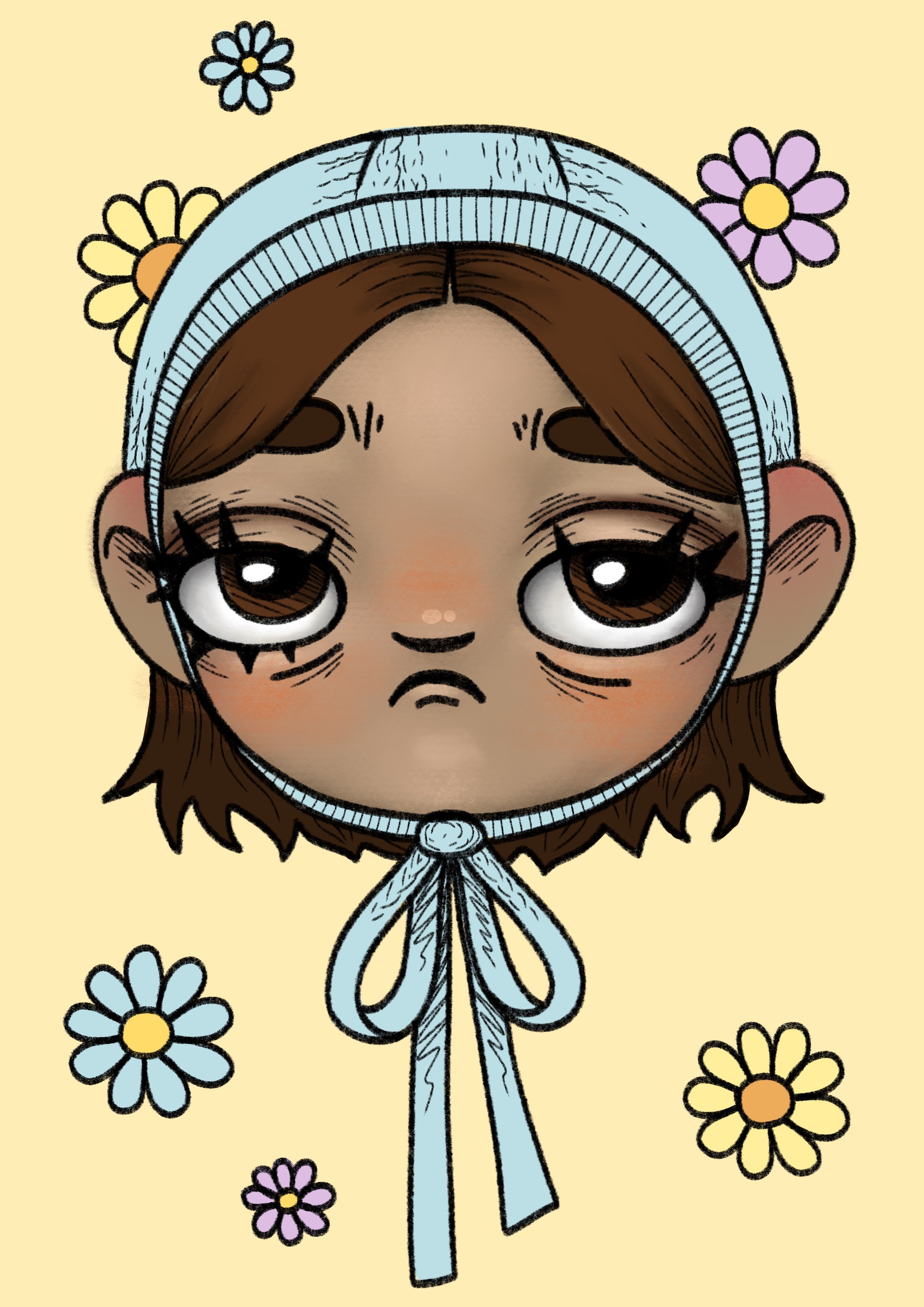 Grumpy gal