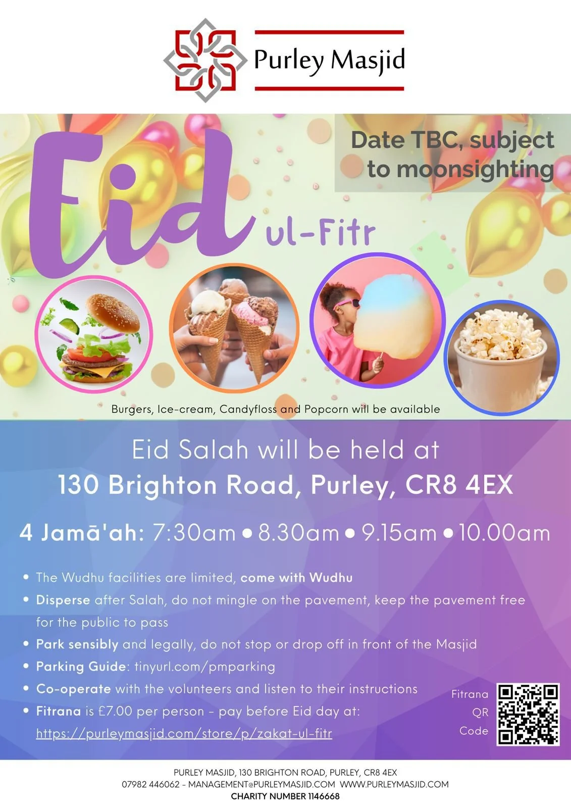 Eid At Purley Masjid