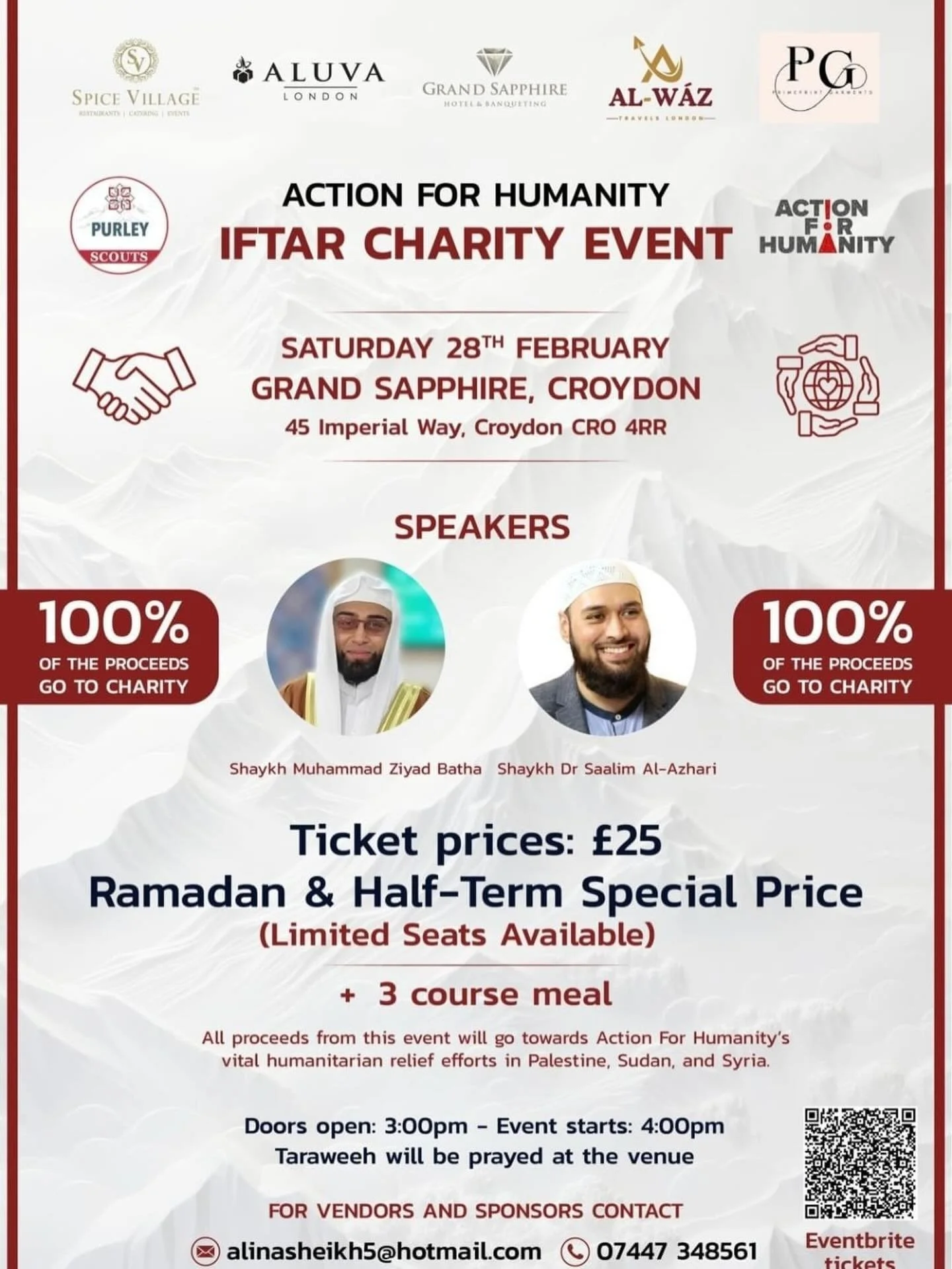 🌟 *Ramadan Offer Just for You!* 🌟

🎉 *Buy 2 tickets and get 1 FREE!* 🎉
Be quick &mdash; we only have limited free tickets to give away!

It&rsquo;s a wonderful opportunity to bring along an extra family member or friend and enjoy the evening toge