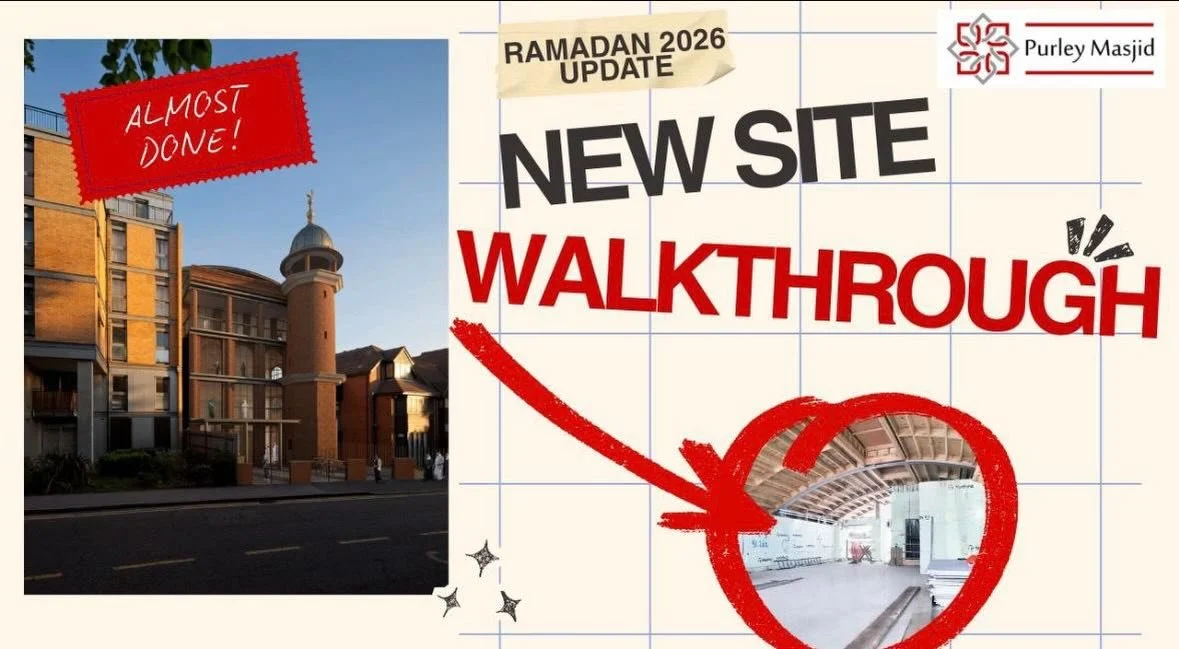 *NEW YOUTUBE VIDEO: New Site Walkthrough with Our Trustees!*

Assalamu Alaikum,

See our vision come to life with our up-to-date Site Construction Walkthrough video. 

*Watch the update here: https://youtu.be/XzJ0M6IE_iA*

Please watch, like, and sha