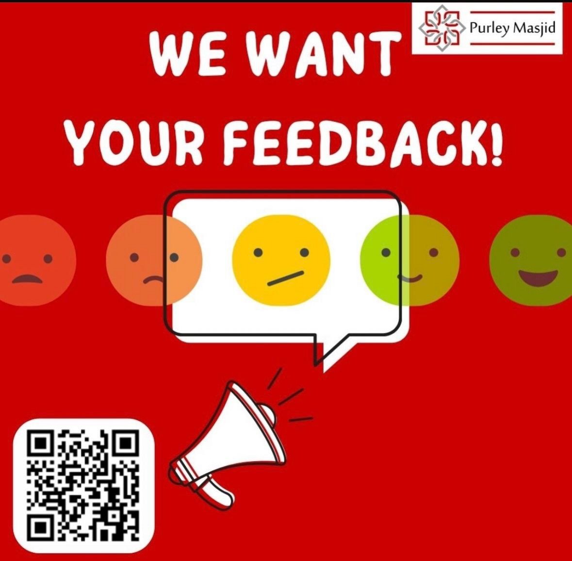 🌙 *Ramadan Feedback Survey* 🌙

Now that Ramadan has come to a close, we&rsquo;d love to hear your thoughts!

Your feedback helps us *improve and serve the community better* for future Ramadans.

15 or so multiple choice questions - it only takes a 