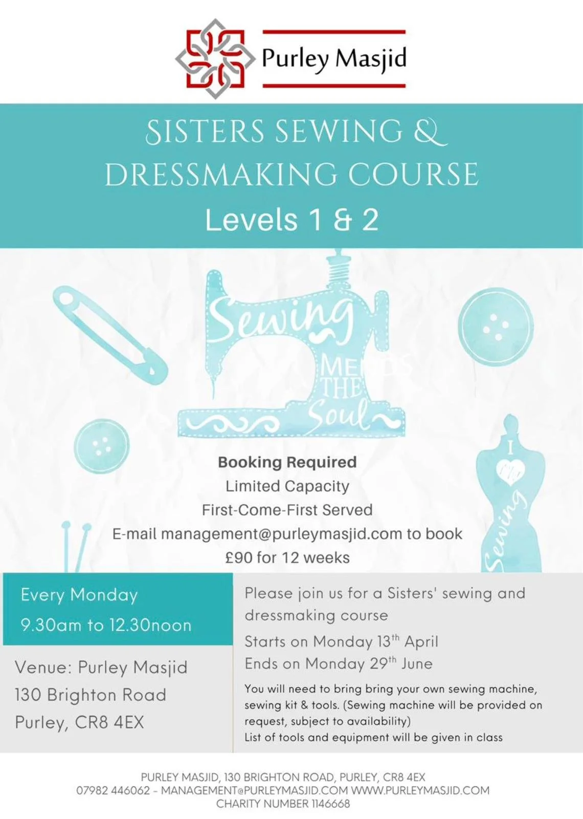 Sisters Sewing Course