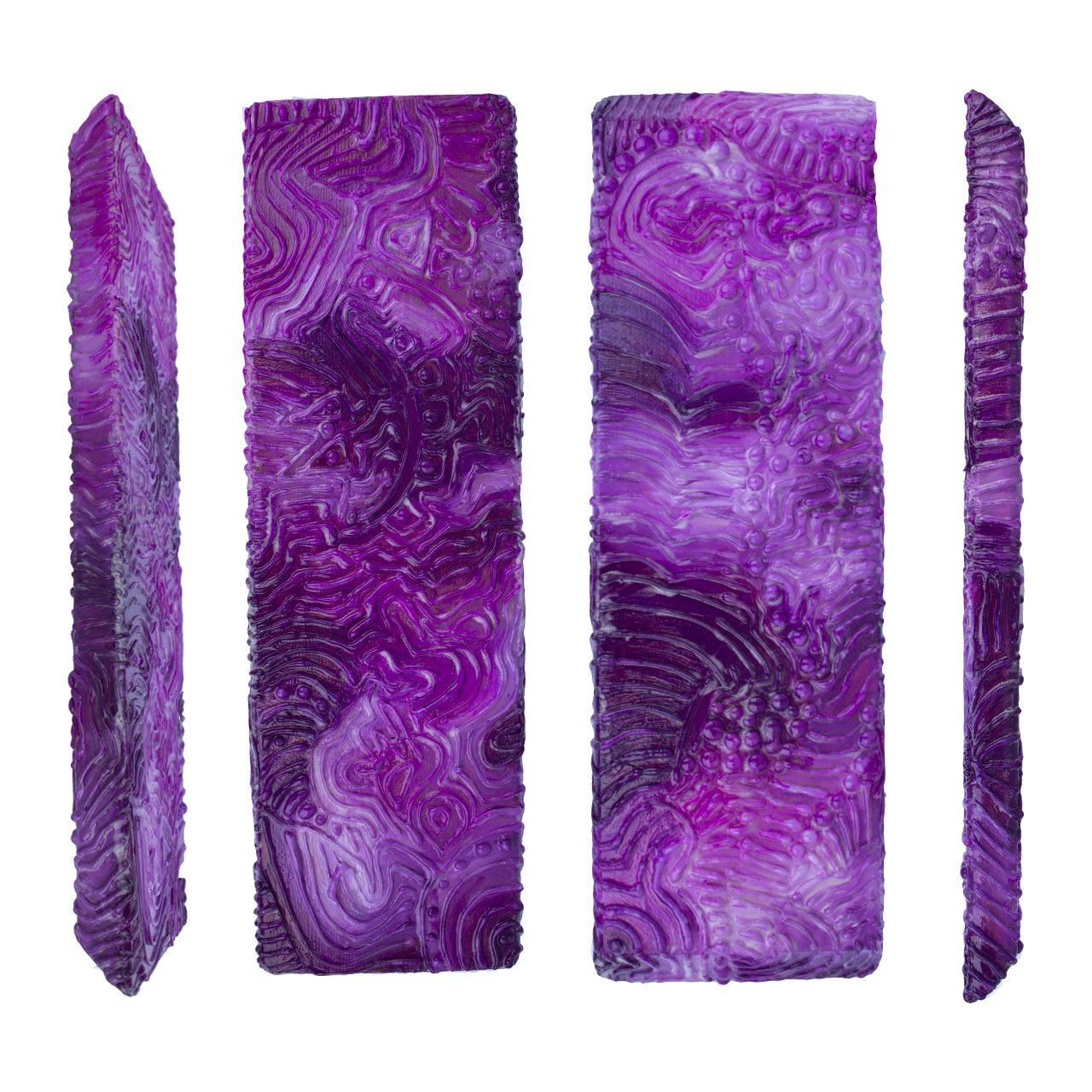 Purple Flurp_17x5.5x1_Mixed Media on Wood_2023.jpg