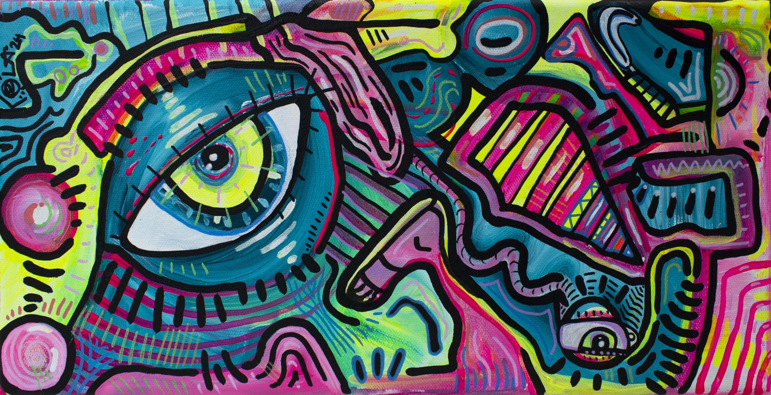 The Guessing Game_16x8_Acrylic on canavs_2024.jpg