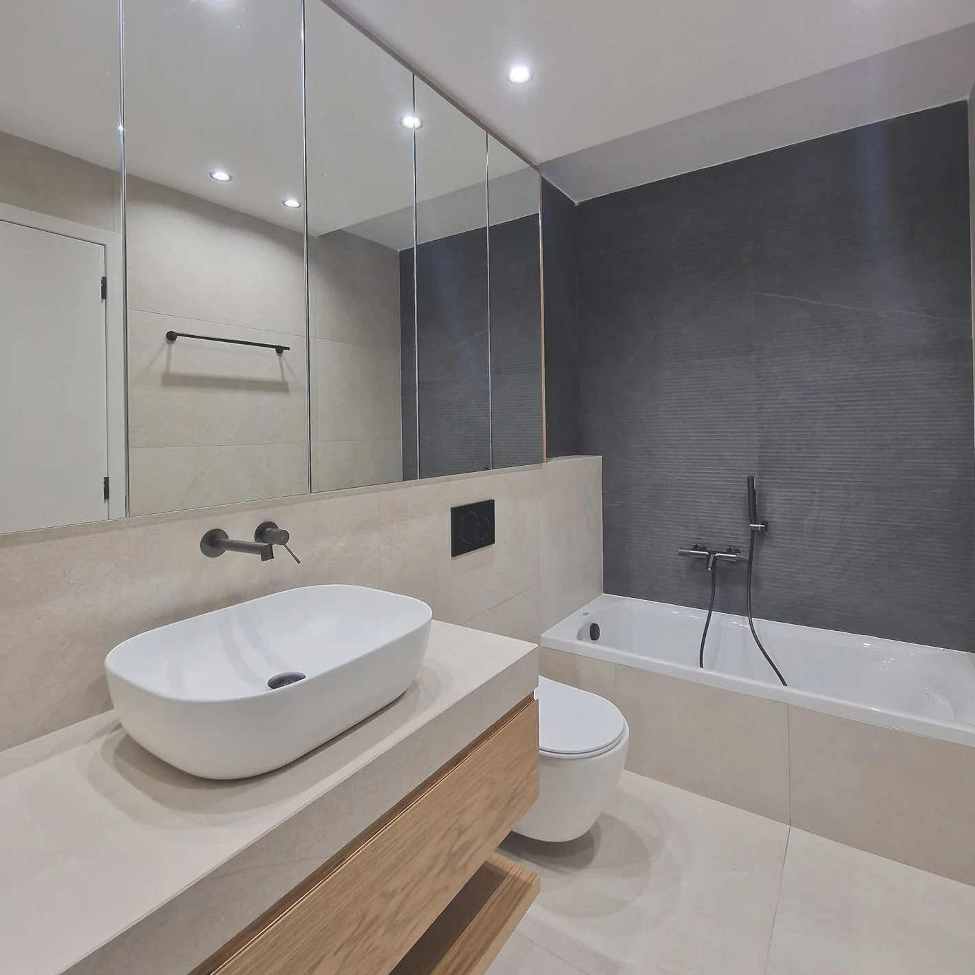 RENOVATION AND INTERIOR DESIGN CONCEPT WITH COLORS AND LED LIGHTS , CURVES AND ORGANIC SHAPES