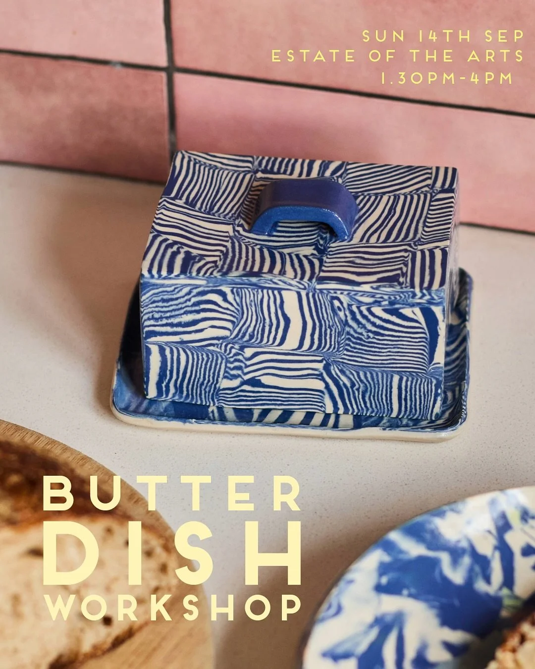 I LOVE teaching these butter dish workshops, and am continually blown away by the finished butter dishes! Check out the stunning butter dishes made in the last workshops to see just how creative and beautiful your future butter dish could be. Only 6 