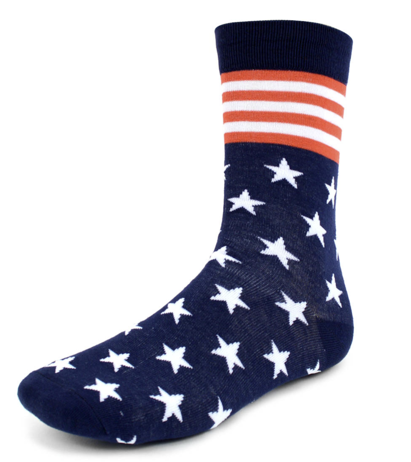 Men's American Flag Stars and Stripes Novelty Socks