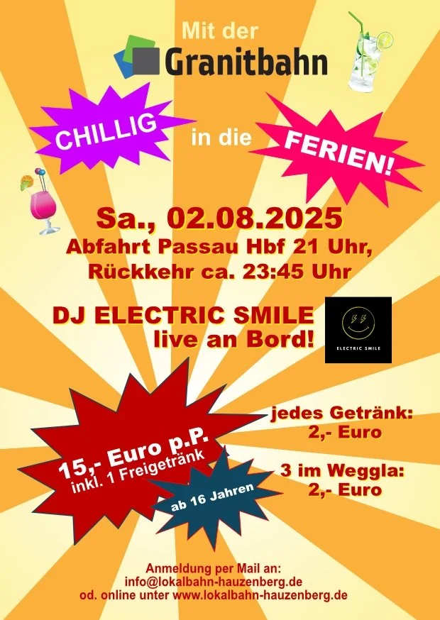 Chillig ab in die Ferien...