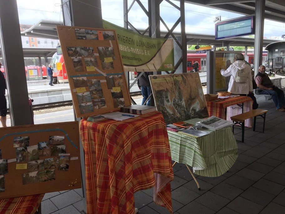 Infostand Förderverein Bahnhof Passau