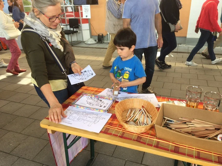 Infostand Förderverein Bahnhof Passau