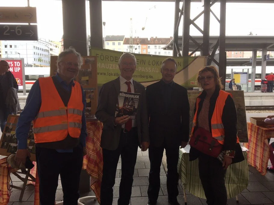 Infostand Förderverein Bahnhof Passau