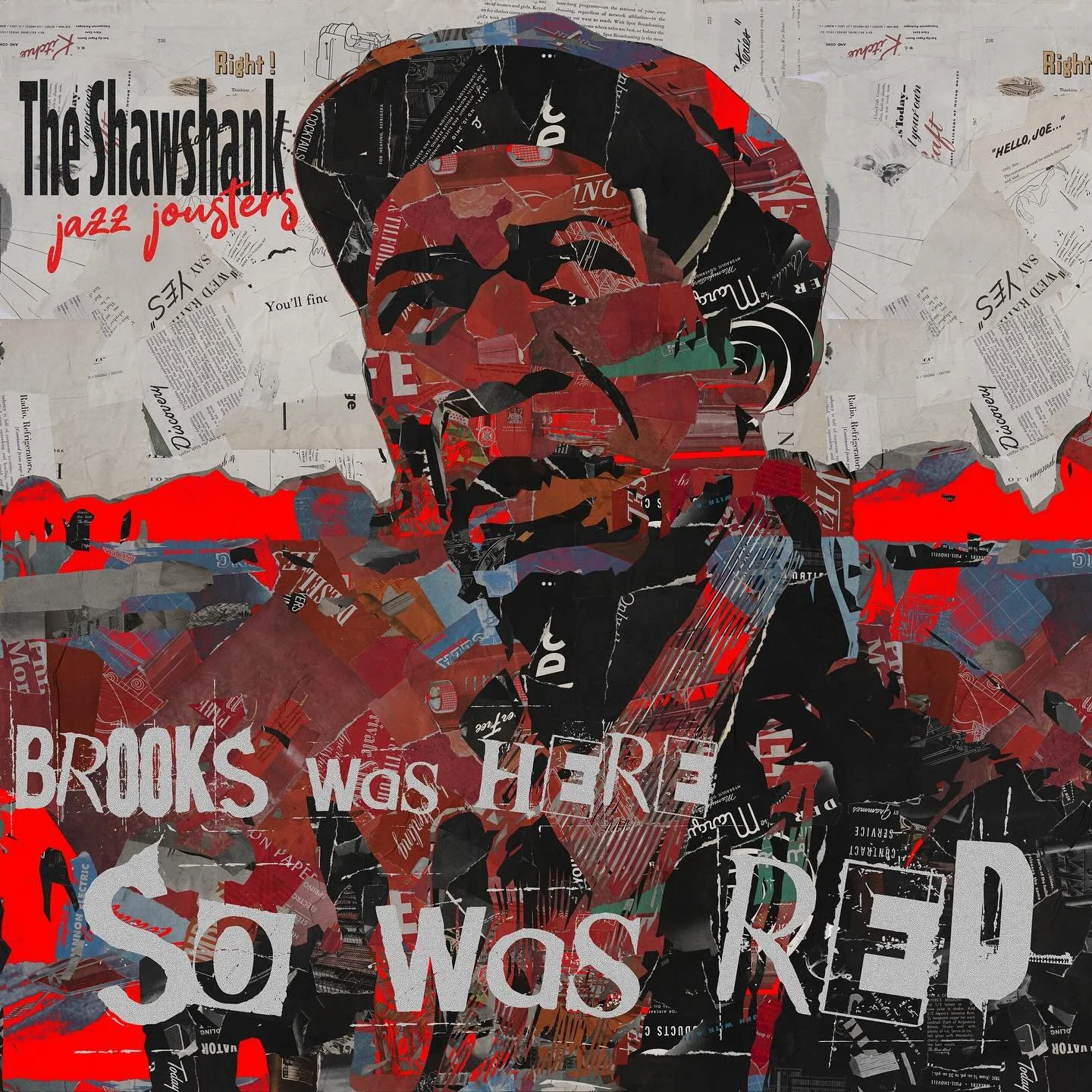 DESIGN EXPERIMENT 🧪 What if &mdash; the shawshank redemption was a beat making crew? The shawshank jazz jousters LP