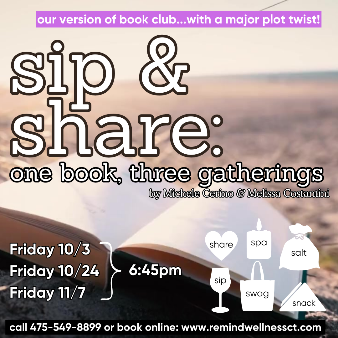 Sip & Share: One Book, Three Gatherings