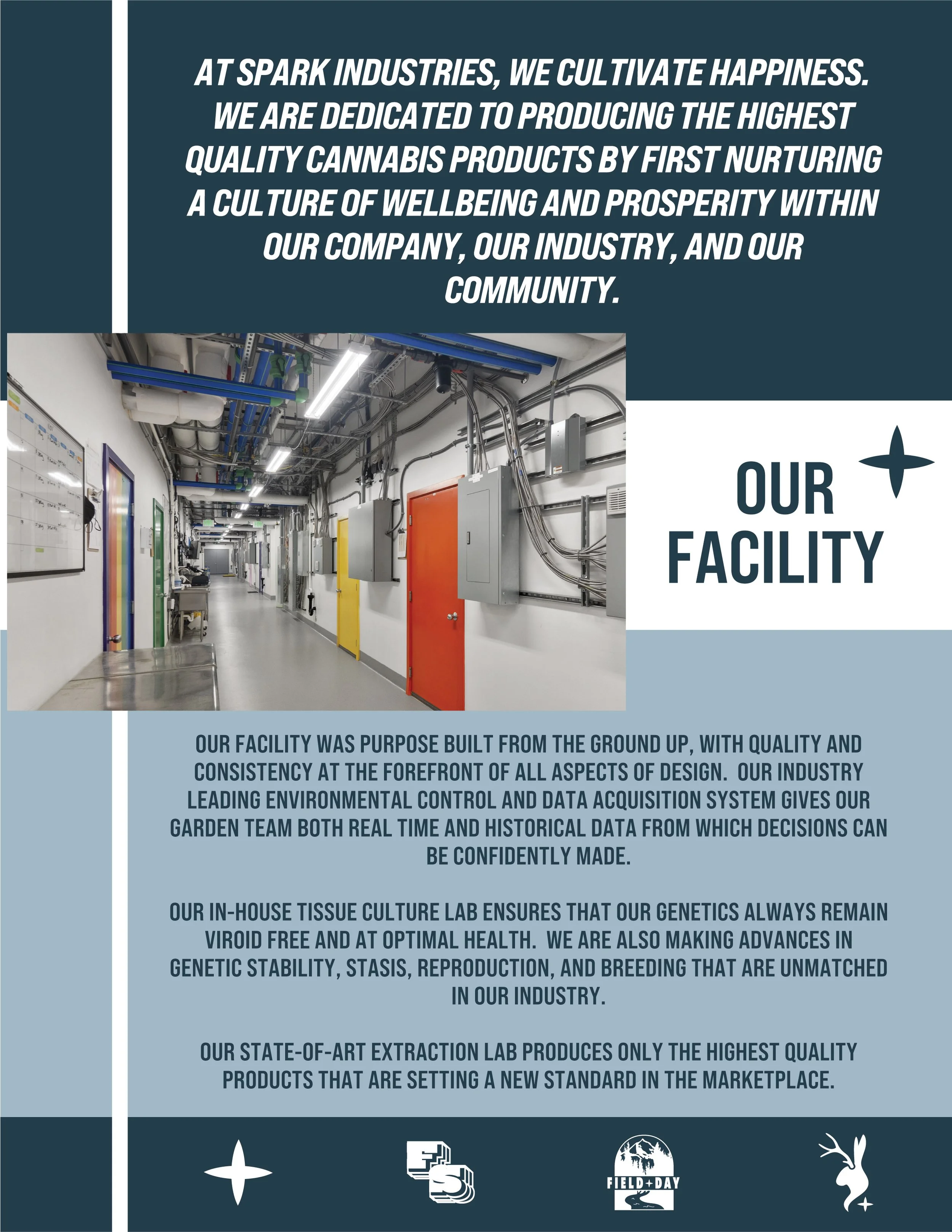 OUR FACILITY — Plaid Jacket