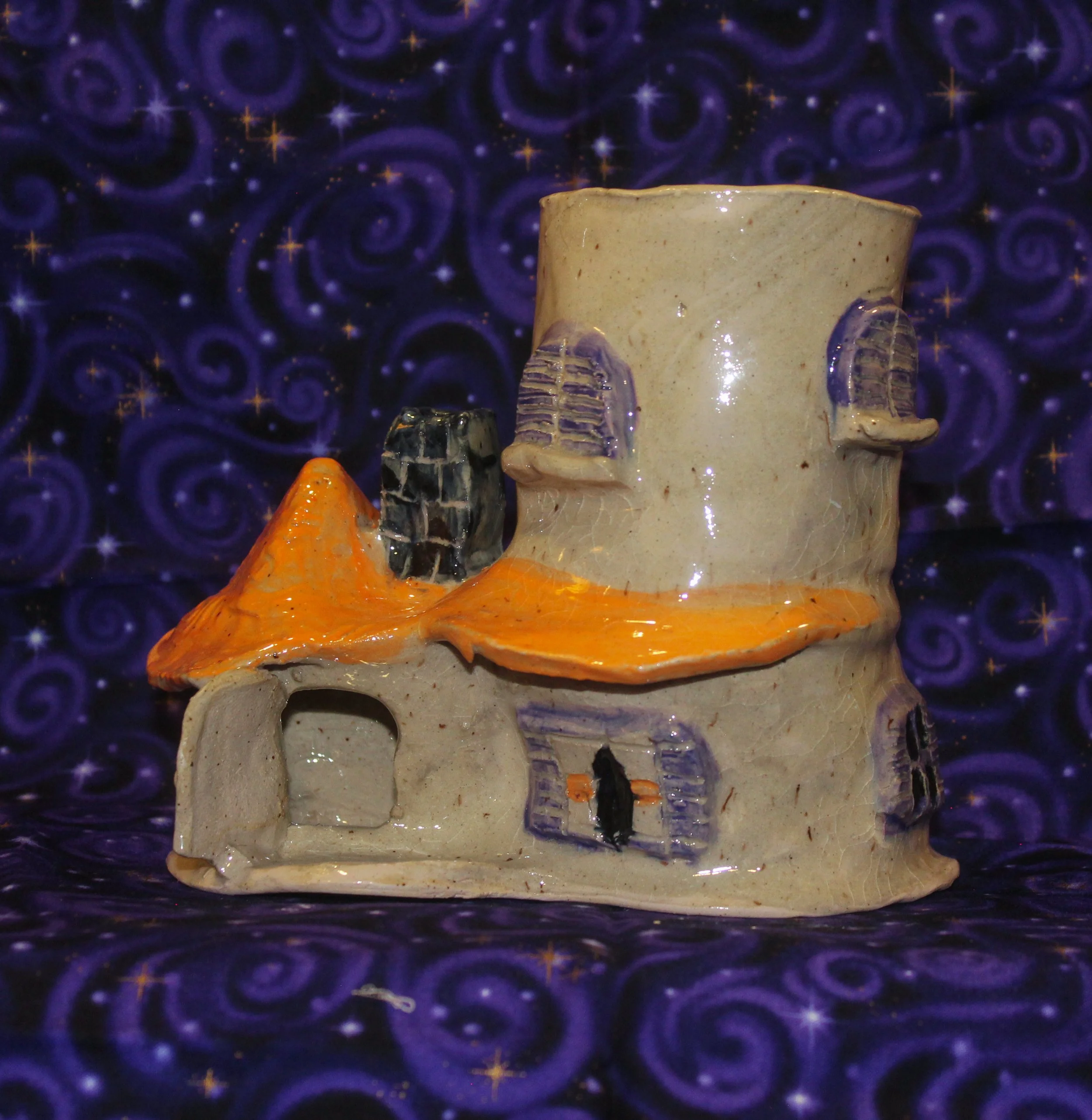 Fairy House Vase and Candle Holder
