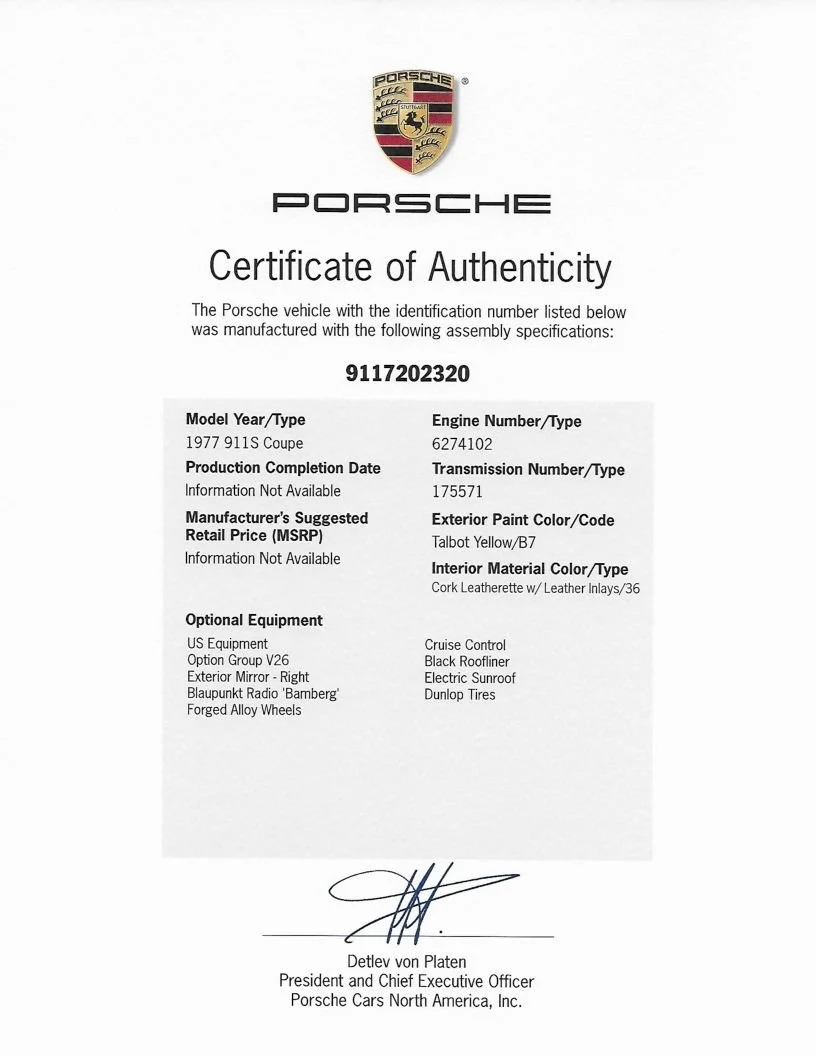 COA 9117202320_1977 911S talbotyellow.jpg