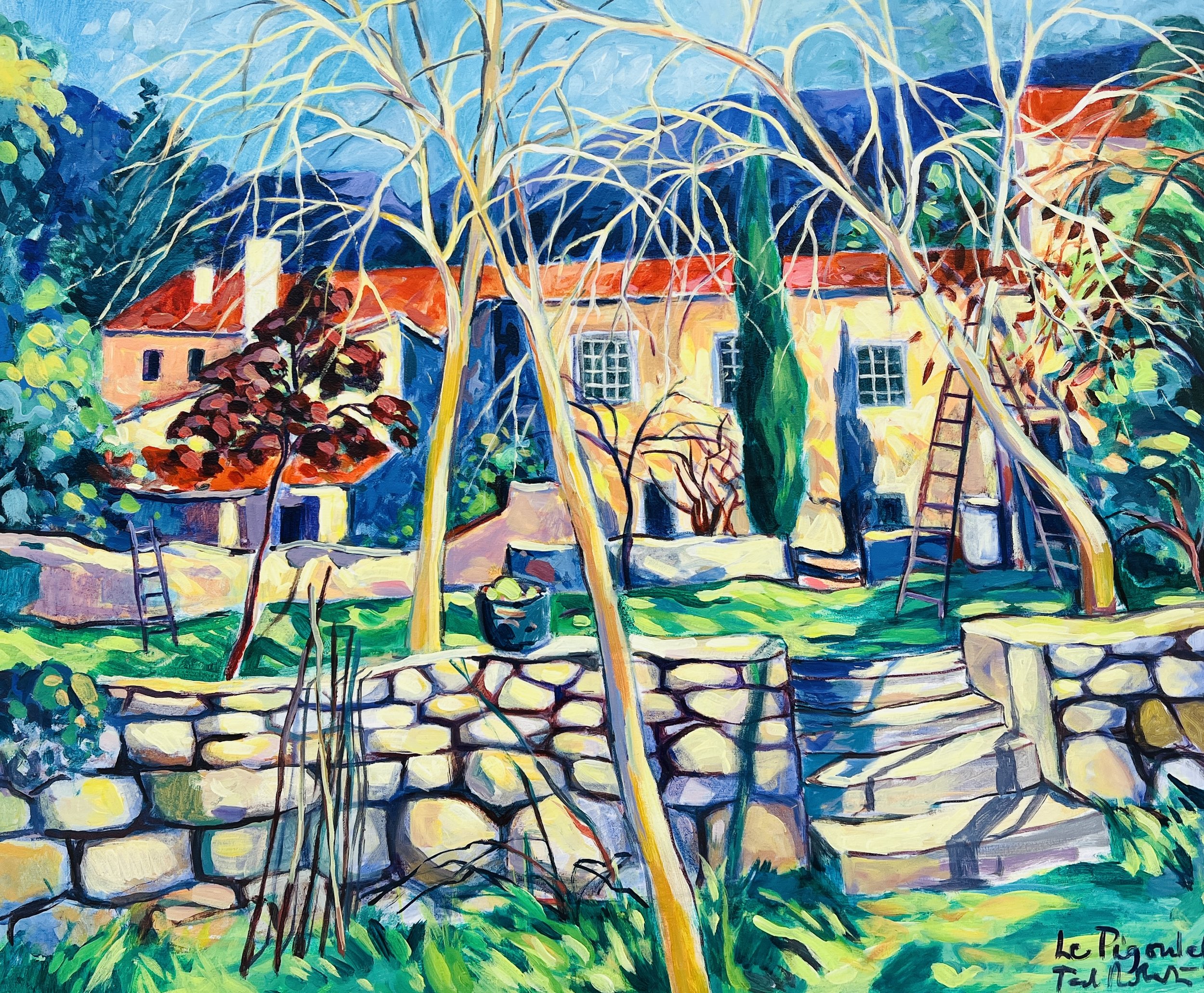 Le Pigoulet II. 1998. Acrylic on canvas. 71cm x 87cm £750 Ref: 1364