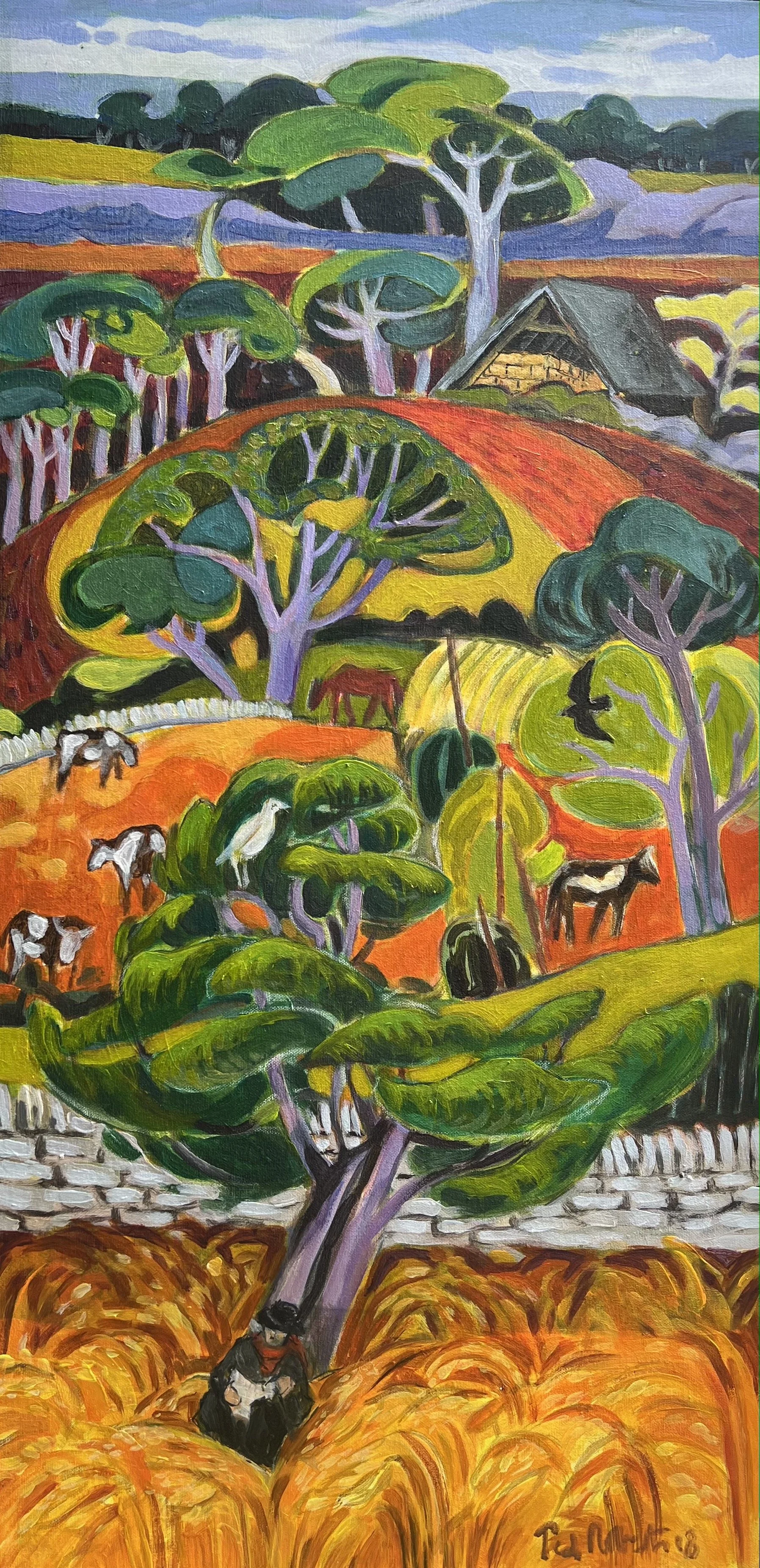 Under the tree of dreams. 2018. Acrylic on canvas. 101cm x 50cm Ref: 1149