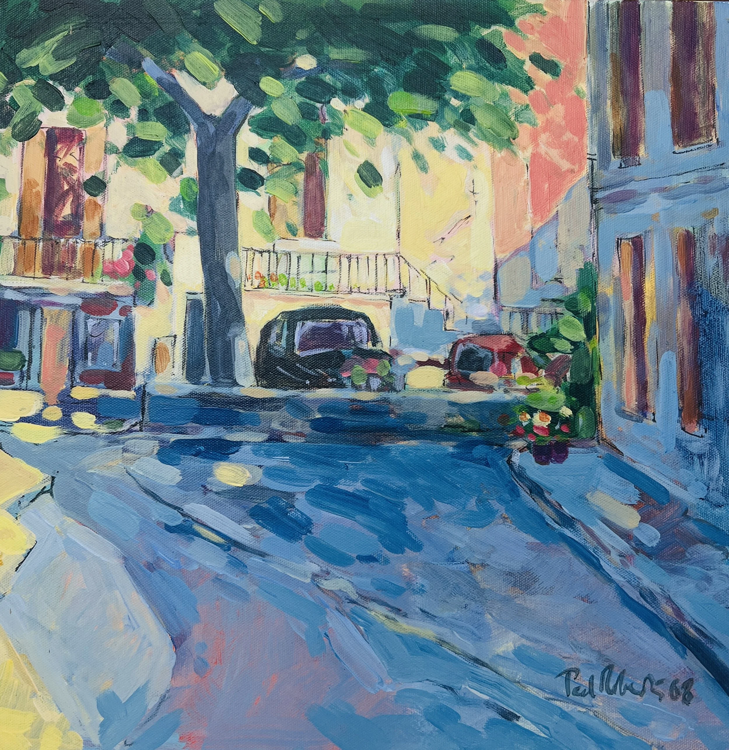 Midday shadows. 2008. Acrylic on canvas. 40cm x 40cm £320 Ref: 1021